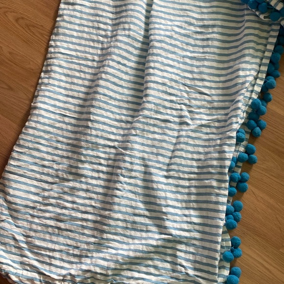 Blue stripe Anthropologie curtains - Picture 1 of 5